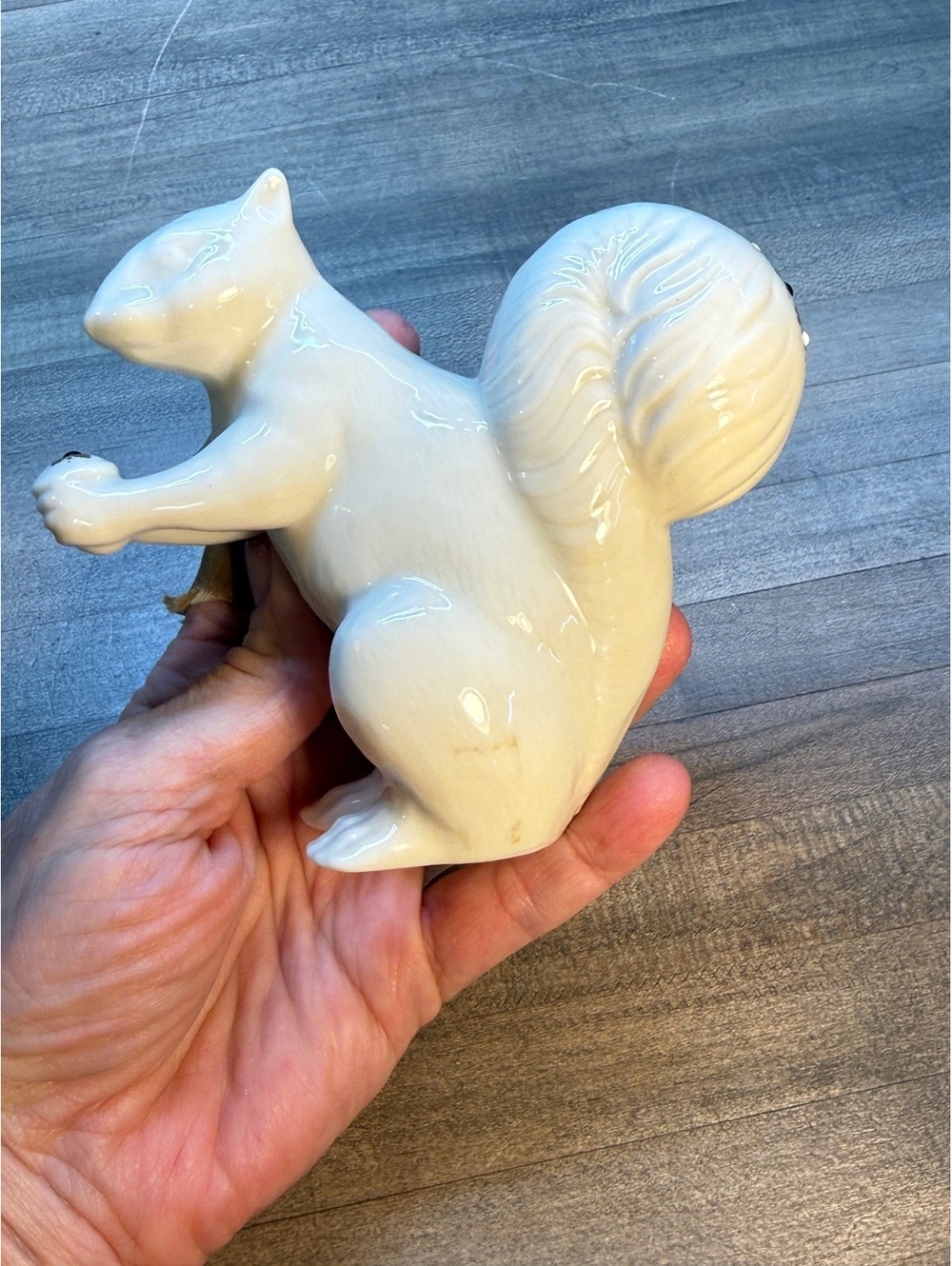 Vintage Lenox China Jewels Collection Squirrel Figurine 1992 USA (cp/b12)